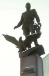 el monumento al mariscal Alexander Pokryshkin en Novosibirsk